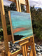 Original art for sale at UGallery.com | Shoreline by Alicia Dunn | $400 | acrylic painting | 12' h x 12' w | thumbnail 2