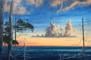 Original art for sale at UGallery.com | Sunset Amongst the Dead Pines by Jay Jensen | $2,050 | oil painting | 24' h x 36' w | photo 1