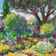Original art for sale at UGallery.com | Garden Path by James Hartman | $2,000 | oil painting | 30' h x 30' w | thumbnail 1