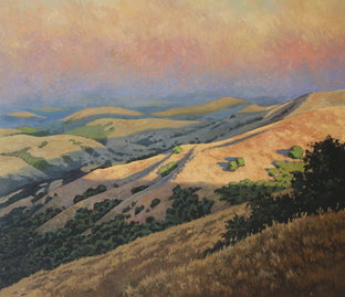 Original art for sale at UGallery.com | Burning Hills by Stefan Conka | $2,350 | oil painting | 29.5' h x 33.4' w | photo 1