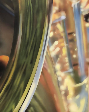 Saxophone #1 by Stephen Capogna |   Closeup View of Artwork 