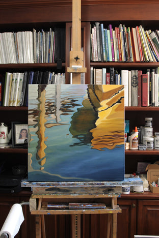 Original art for sale at UGallery.com | Beauty of Silence by Andres Lopez | $1,125 | oil painting | 24' h x 24' w | photo 2