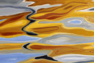 Gold and Silver Tide by Andres Lopez |   Closeup View of Artwork 