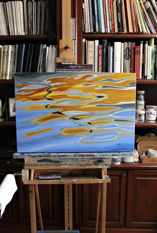 Gold and Silver Tide by Andres Lopez |  Context View of Artwork 