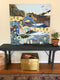 Original art for sale at UGallery.com | The Sky of Light by Alana Clumeck | $3,475 | mixed media artwork | 48' h x 48' w | thumbnail 3