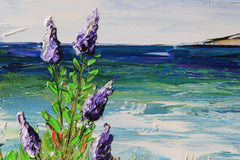 Original art for sale at UGallery.com | Quintessential Carmel by Lisa Elley | $275 | oil painting | 10' h x 10' w | thumbnail 4