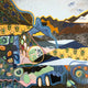 Original art for sale at UGallery.com | The Sky of Light by Alana Clumeck | $3,475 | mixed media artwork | 48' h x 48' w | thumbnail 1