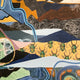 Original art for sale at UGallery.com | The Sky of Light by Alana Clumeck | $3,475 | mixed media artwork | 48' h x 48' w | thumbnail 4