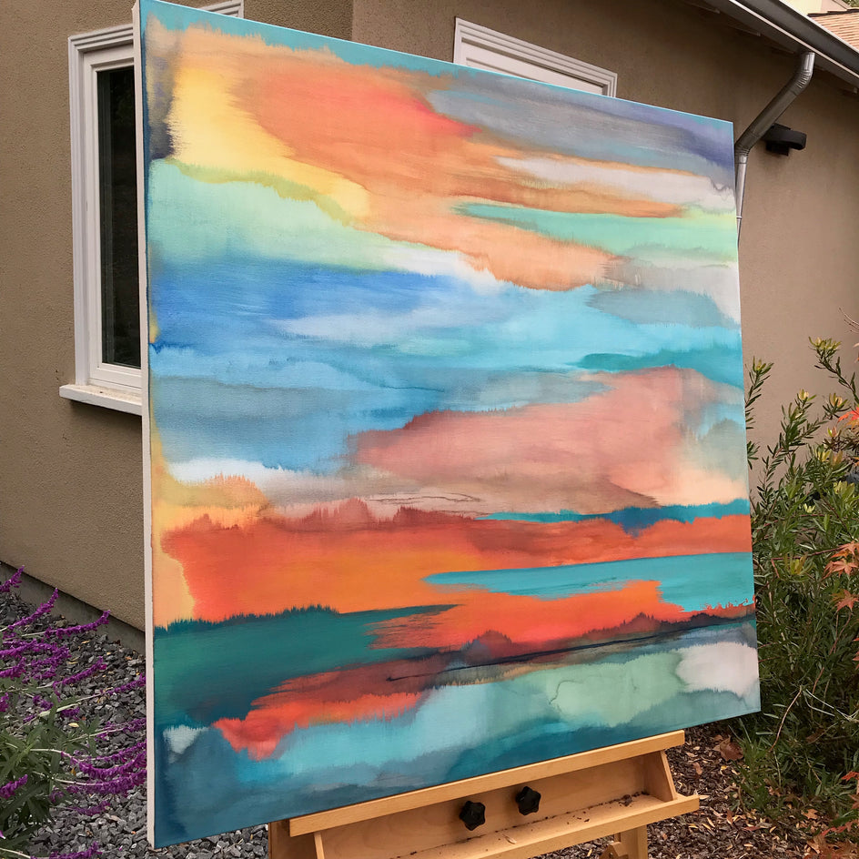 Dreams and Desire by Alicia Dunn |  Side View of Artwork 