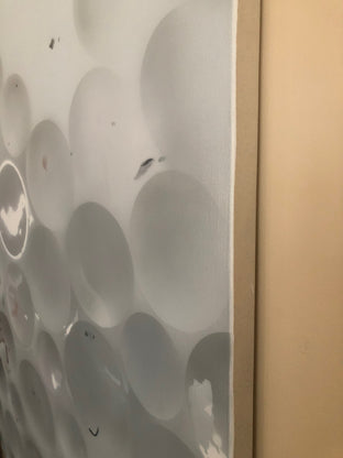 Original art for sale at UGallery.com | Golfball Closeup by Stephen Capogna | $3,400 | acrylic painting | 50' h x 38' w | photo 2