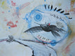 Original art for sale at UGallery.com | Jumpin' Jive by Libby Ramage | $375 | mixed media artwork | 9' h x 12' w | thumbnail 4