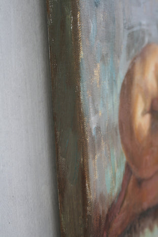 Original art for sale at UGallery.com | Contemplation by Lisa Nielsen | $425 | oil painting | 9' h x 12' w | photo 2