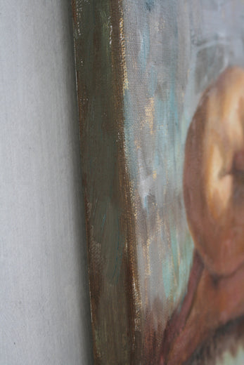 Contemplation by Lisa Nielsen |  Side View of Artwork 