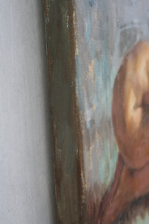 Contemplation by Lisa Nielsen |  Side View of Artwork 