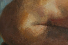 Original art for sale at UGallery.com | Contemplation by Lisa Nielsen | $425 | oil painting | 9' h x 12' w | thumbnail 4