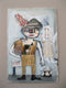 Original art for sale at UGallery.com | Idora Ghost #11 by Libby Ramage | $475 | mixed media artwork | 12' h x 8' w | thumbnail 2