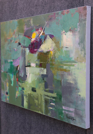 Sunrise by Voskan Galstian |  Side View of Artwork 
