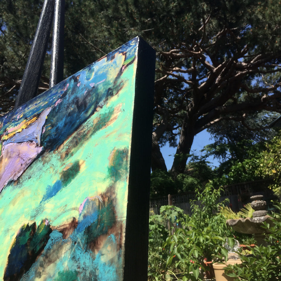 End of Day by James Hartman |  Side View of Artwork 