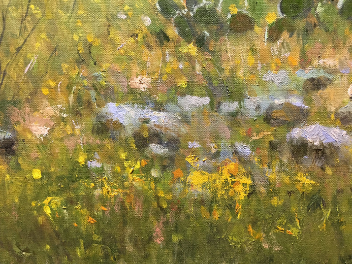 Beginning to Clear by David Forks |   Closeup View of Artwork 