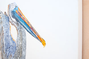Original art for sale at UGallery.com | Brown Pelican Incoming by Emil Morhardt | $2,600 | acrylic painting | 36' h x 48' w | photo 2