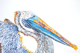Original art for sale at UGallery.com | Brown Pelican Incoming by Emil Morhardt | $2,600 | acrylic painting | 36' h x 48' w | photo 4