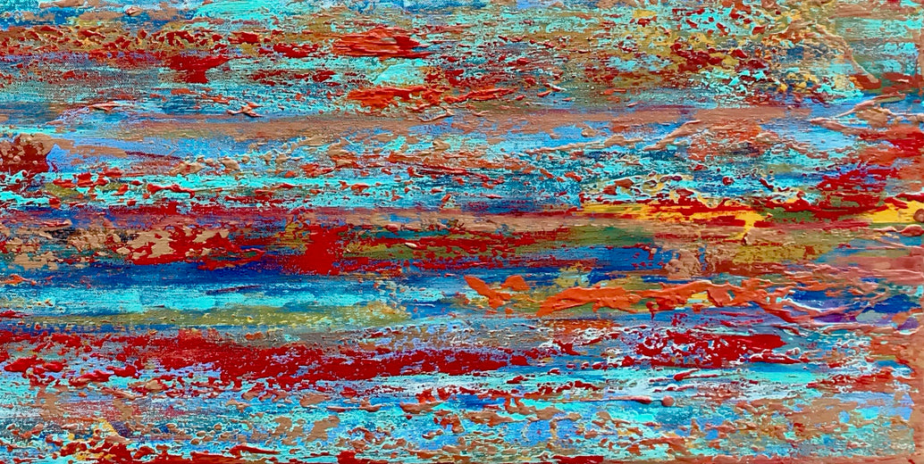 Dynamic Interactions by Alicia Dunn |   Closeup View of Artwork 