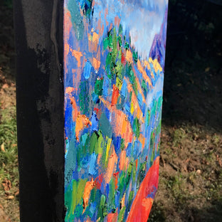 Valley View by James Hartman |  Side View of Artwork 