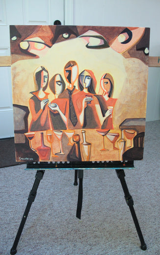 Corner of a Bar by Diana Elena Chelaru |  Context View of Artwork 