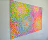 Original art for sale at UGallery.com | Sweet Colorful Song by Natasha Tayles | $1,000 | acrylic painting | 24' h x 36' w | thumbnail 2