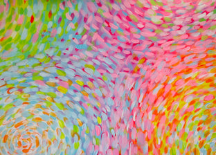 Sweet Colorful Song by Natasha Tayles |   Closeup View of Artwork 