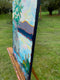 Original art for sale at UGallery.com | Gray Rock with Red by Teresa Smith | $550 | oil painting | 16' h x 12' w | thumbnail 2