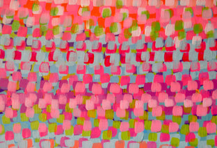 Original art for sale at UGallery.com | Spring Fever by Natasha Tayles | $1,675 | acrylic painting | 40' h x 30' w | photo 4