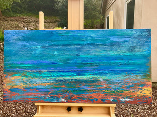 Original art for sale at UGallery.com | Multiple Destinies by Alicia Dunn | $1,925 | mixed media artwork | 24' h x 48' w | photo 3