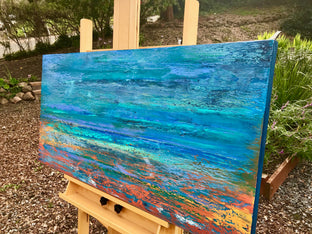Original art for sale at UGallery.com | Multiple Destinies by Alicia Dunn | $1,925 | mixed media artwork | 24' h x 48' w | photo 2