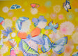Original art for sale at UGallery.com | Joyful Butterflies by Natasha Tayles | $1,100 | acrylic painting | 24' h x 36' w | thumbnail 4