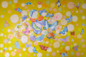 Original art for sale at UGallery.com | Joyful Butterflies by Natasha Tayles | $1,100 | acrylic painting | 24' h x 36' w | thumbnail 1