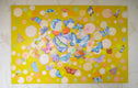 Original art for sale at UGallery.com | Joyful Butterflies by Natasha Tayles | $1,100 | acrylic painting | 24' h x 36' w | thumbnail 3