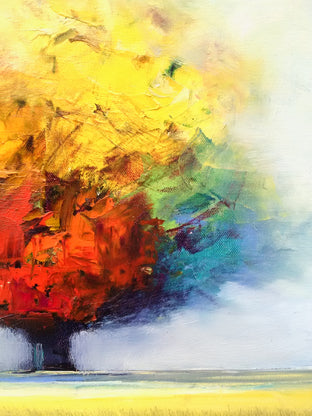 Original art for sale at UGallery.com | Magnificent Tree by George Peebles | $575 | oil painting | 24' h x 20' w | photo 4
