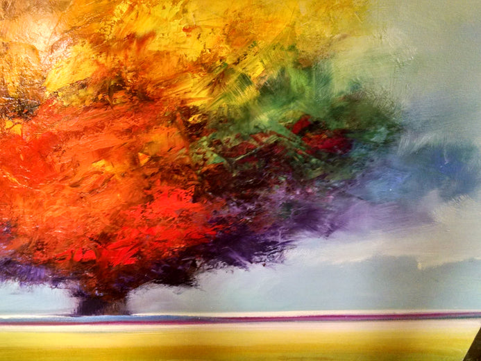 Awesome Tree by George Peebles |   Closeup View of Artwork 
