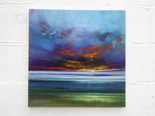 Original art for sale at UGallery.com | Sunset by George Peebles | $600 | oil painting | 20' h x 20' w | photo 3