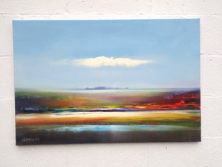 Original art for sale at UGallery.com | Into the Field by George Peebles | $950 | oil painting | 24' h x 36' w | photo 4
