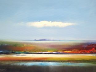 Original art for sale at UGallery.com | Into the Field by George Peebles | $950 | oil painting | 24' h x 36' w | photo 2
