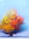 Original art for sale at UGallery.com | Tree #9 by George Peebles | $250 | oil painting | 12' h x 12' w | thumbnail 4