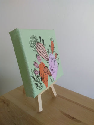 Junior Mint by Autumn Rose |  Side View of Artwork 