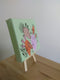 Original art for sale at UGallery.com | Junior Mint by Autumn Rose | $75 | mixed media artwork | 4' h x 4' w | thumbnail 2