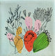 Original art for sale at UGallery.com | Amigos by Autumn Rose | $75 | mixed media artwork | 4' h x 4' w | thumbnail 1