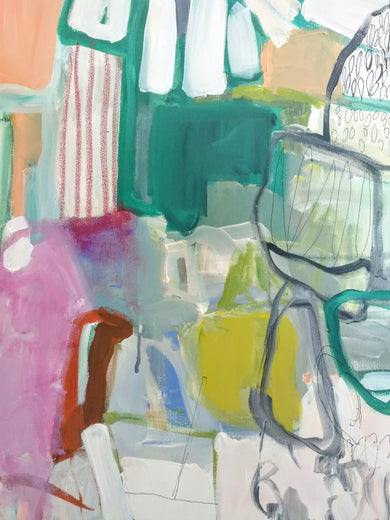 Monkey Bars by Autumn Rose |   Closeup View of Artwork 