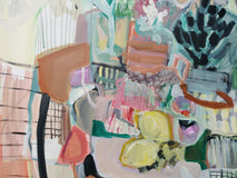 Original art for sale at UGallery.com | Everything But the Kitchen Sink by Autumn Rose | $2,625 | mixed media artwork | 48' h x 36' w | thumbnail 4