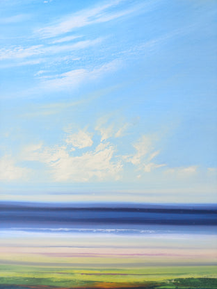 Original art for sale at UGallery.com | Ocean View by George Peebles | $1,475 | oil painting | 36' h x 36' w | photo 4