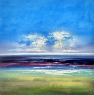 Original art for sale at UGallery.com | Autumn Sky by George Peebles | $1,450 | oil painting | 36' h x 36' w | photo 1